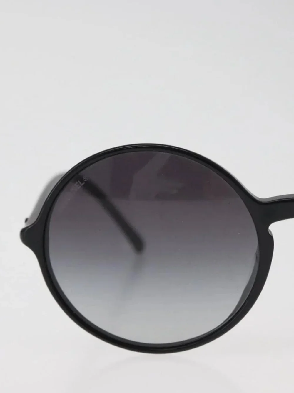CHANEL Sunglasses plastic Black 5279-A CC Auth BA12282